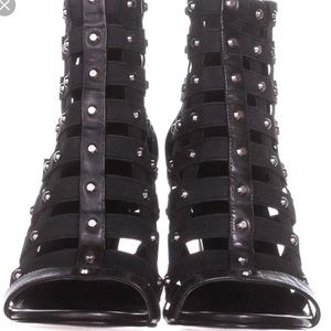 MICHAEL KORS SHERRY OPEN TOE CAGED BOOTIES SIZE 8 NWT